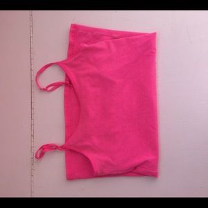 Hot pink tank top